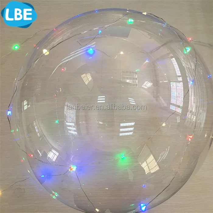 party decoration 3 meter length string floating wedding lighted balloons