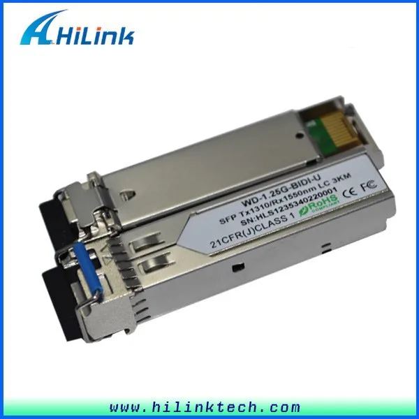 Оптическое волокно 1.25 г биди WDM SFP 3 км