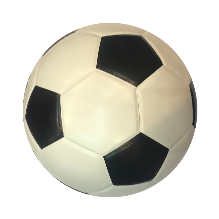 Wholesale Boys Football Ball Merchandise Number 5 Black And White Soccer Pvc Laminated Soccerball