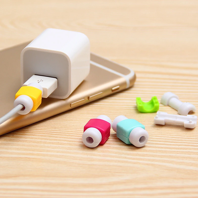 
Wholesale Usb Cable Earphones Protector Colorful Cover For Android Cable Data Line Protection Sleeve 
