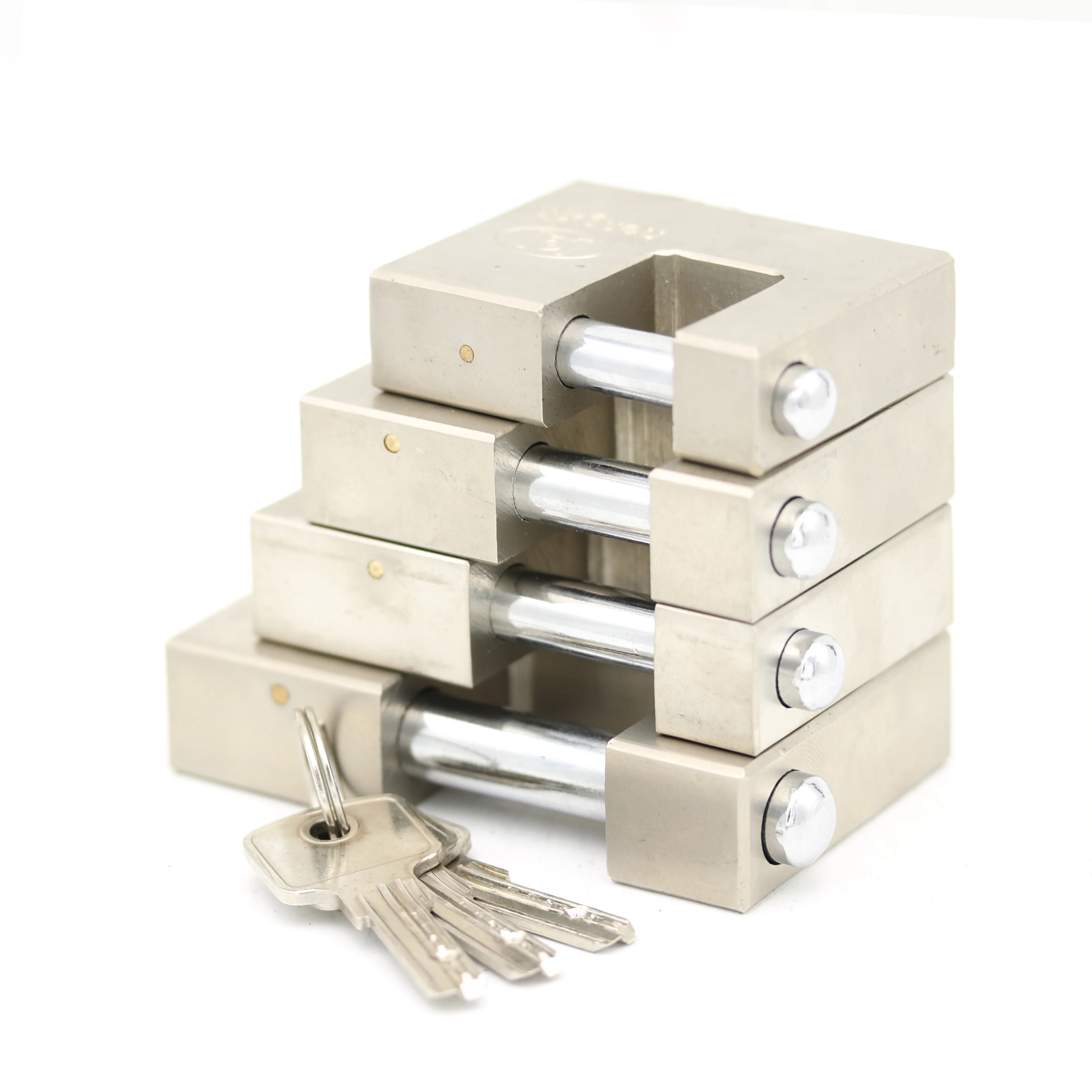 Hot Sale Safety Padlock Brass Cylinder Rectangular Padlock Size 60-70-80-90mm