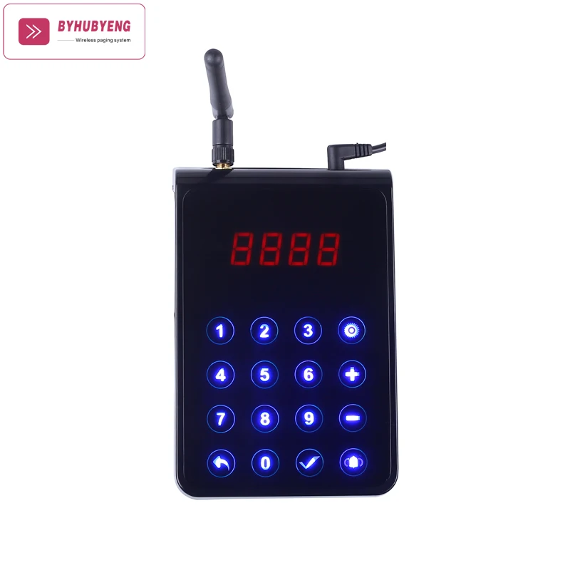 Factory Wireless Restaurant Table Buzzer Caller For Meal Order Queue System Of Waterproof paging systems