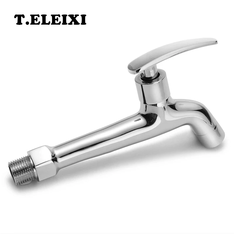 Wholesale faucet Long handle brass mop waterfall sink faucet