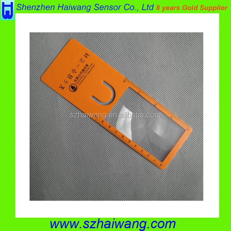 Продвижение Увеличительное стекло Закладки Пластиковые ПВХ Линзы френеля Лупа