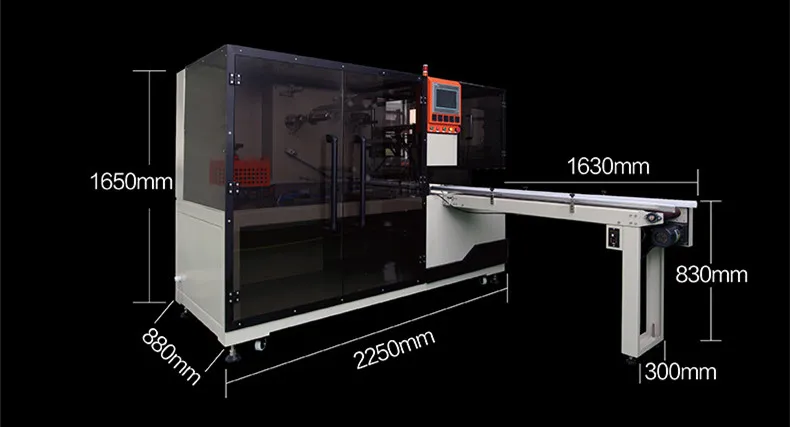 BT-400  Automatic 3D medicine carton box packing wrapping machine