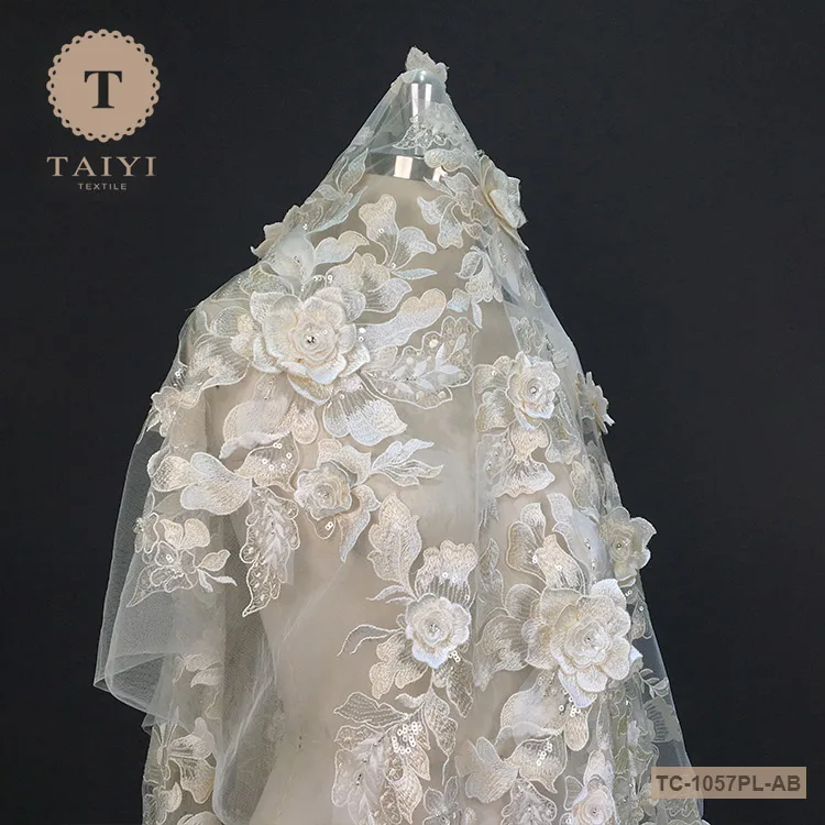 Eco-Friendly Lace Fabric Manufacture for Garment,Dress,Party,etc.