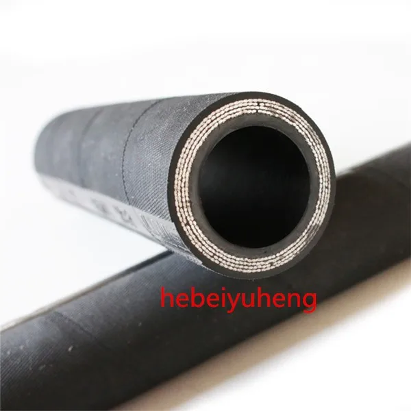 high pressure wire braid textile covered hose hydraulic rubber hose pipes
