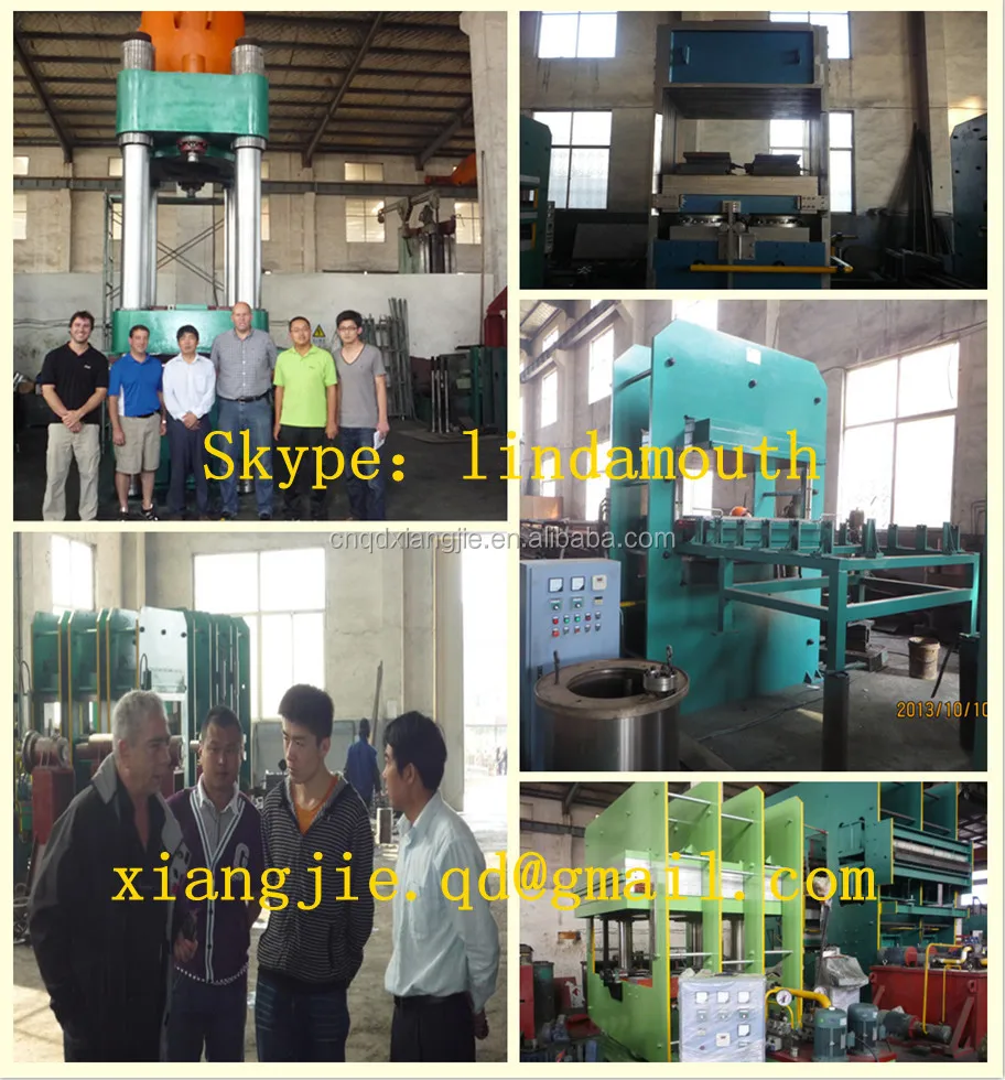 rubber car flooring mat press machine / car mat making machine