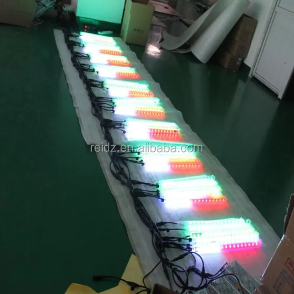 Vertical dmx rgb flexible 3d led tube matrix disco light for night club