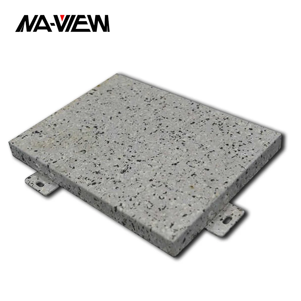 Алюминиевые фасадные панели с сотовой структурой и каменной облицовкой