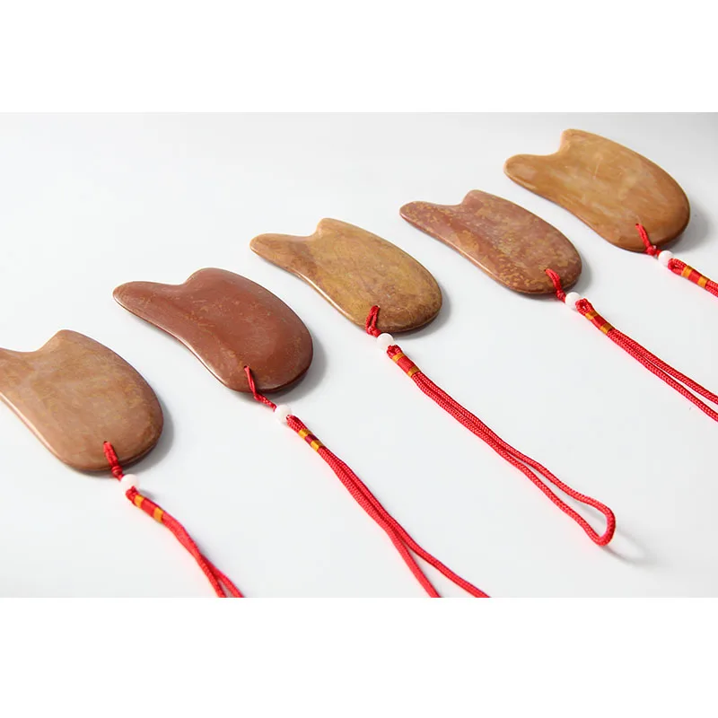 Natural Bian Stone  Guasha Scraping  board  Gua Sha Tool for Health care Therapy  Massage Tool or stone crafts