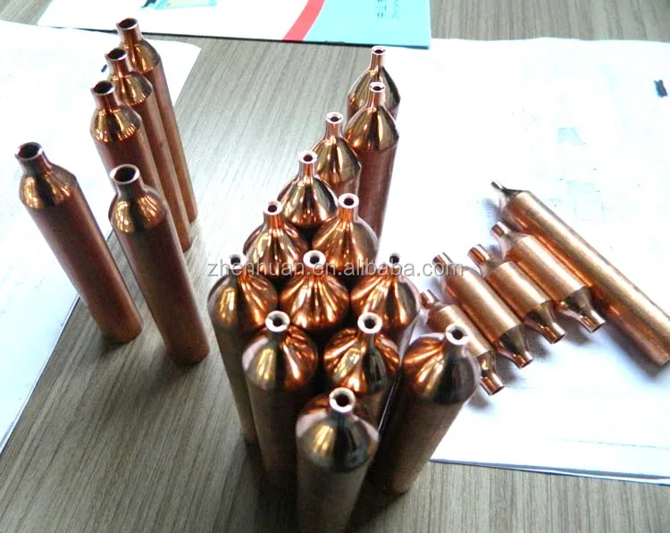 CNC drier filter copper tube spinning machine for refrigerator & air conditioner