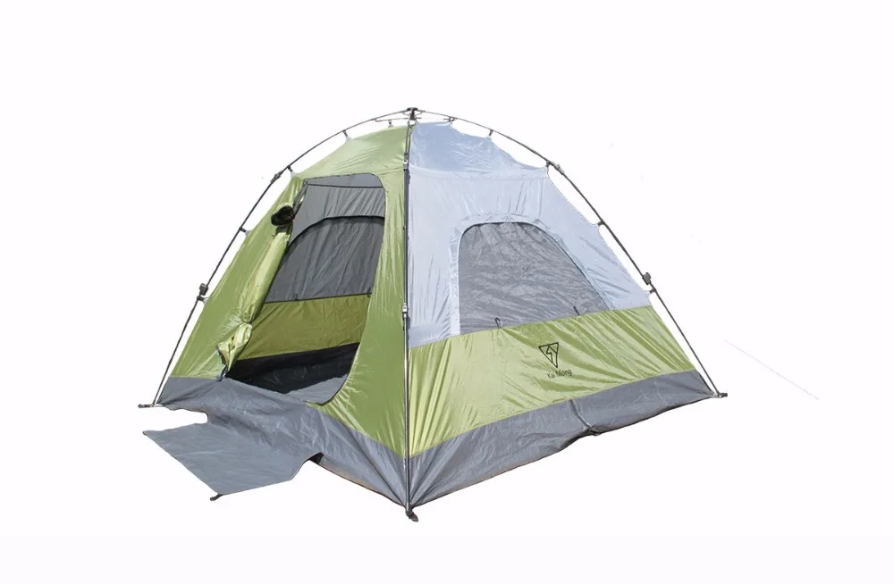 OUTDOOR 5 PERSON DOME FAMILY TENT DOUBLE LAYER QUICK CAMPING TENT