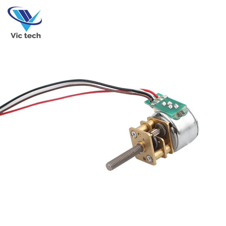 VSM15-816G 5V two phase mini stepper motor high torque gearbox stepper motor
