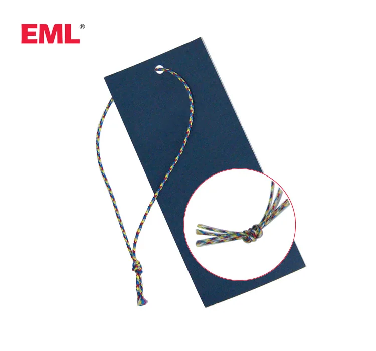 100% Pure silk thread /Fastener hang tags strings