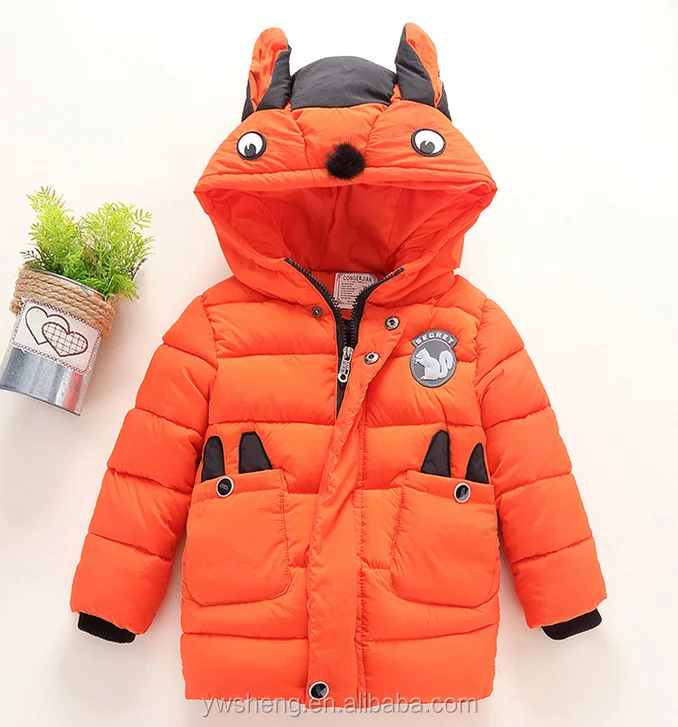 2016 new winter clothes cartoon Korean boys and girls jacket down coat