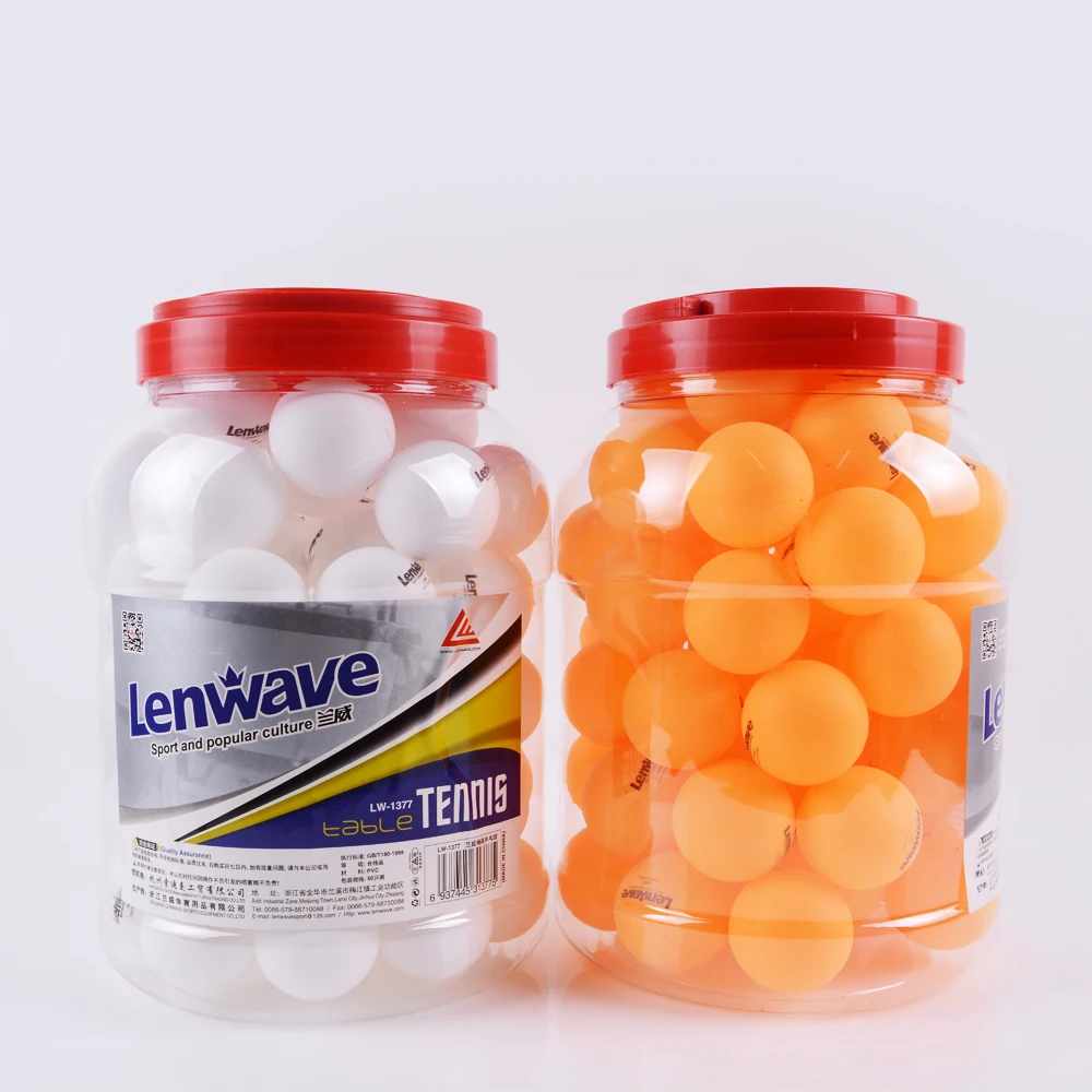 
Lenwave factory price color plastic table tennis ball 