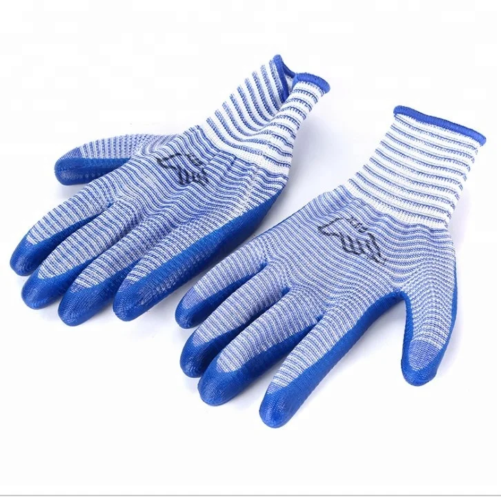 Heavy Duty antiskid nylon micro-foam nitrile grip gloves manufacturers