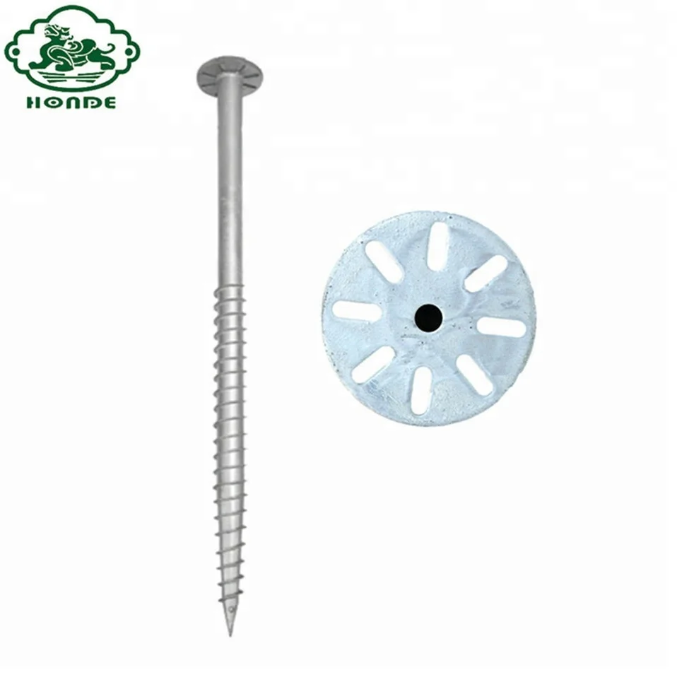 Hot Dipped Solar Galvanized Ground Screw Piles