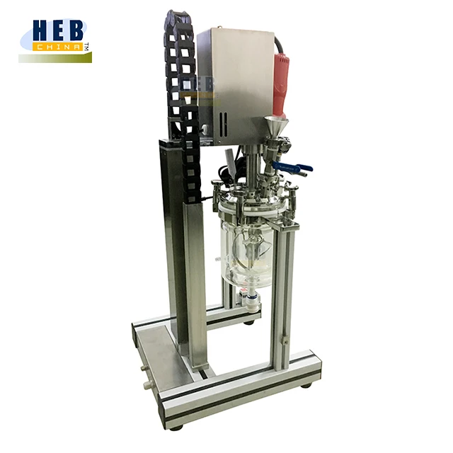 Cosmetic lab mixer equipment cosmetics vacuum stainless steel reactor