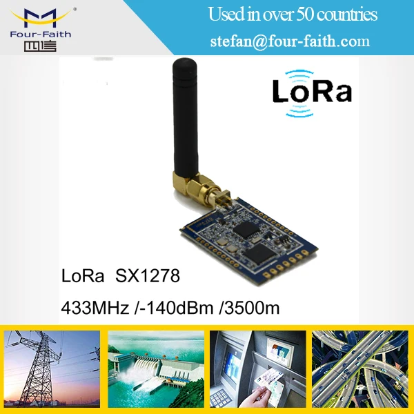 Лора rs232 rs485 sx1278 рф модуль