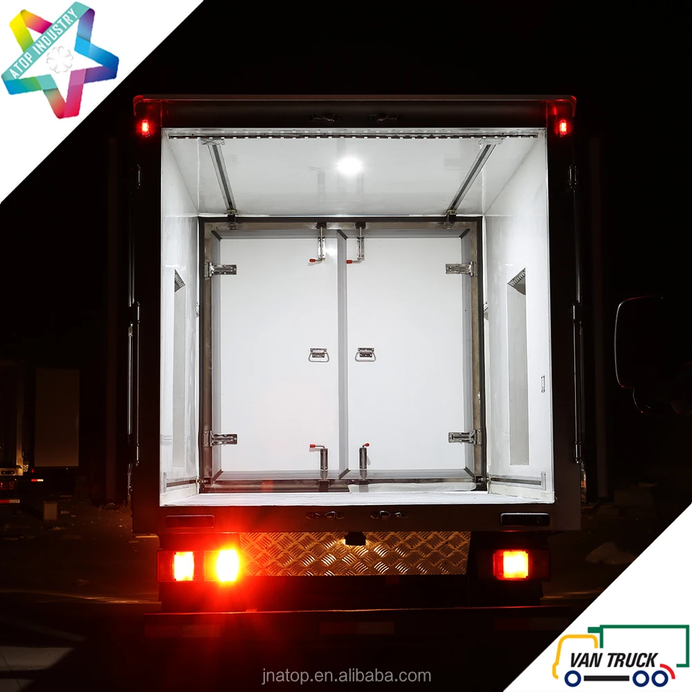 ColdKing double temperature adjustable partition wall refrigerated truck body ice cream yogurt small refrigerated trucks