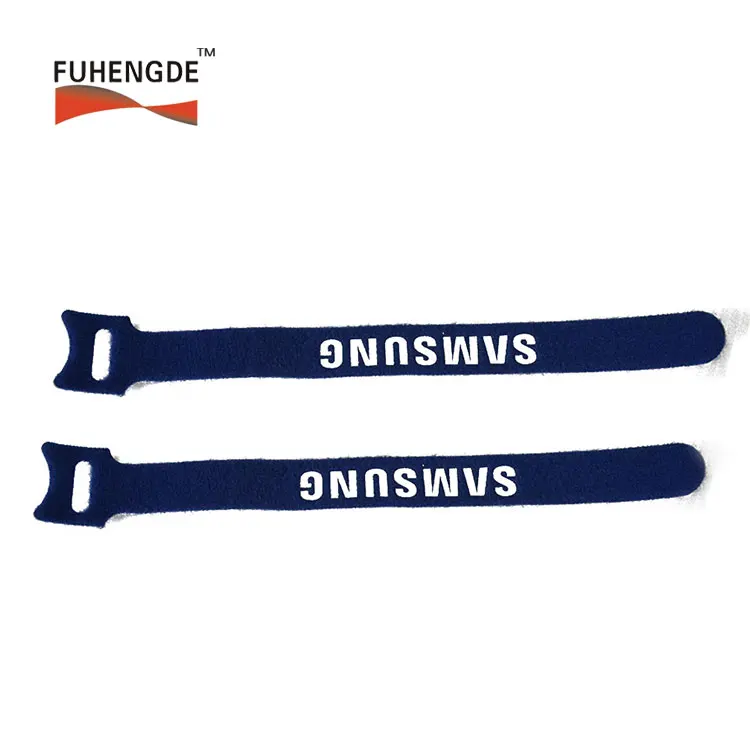 Reusable Hook and Loop Cable Ties with Microfiber