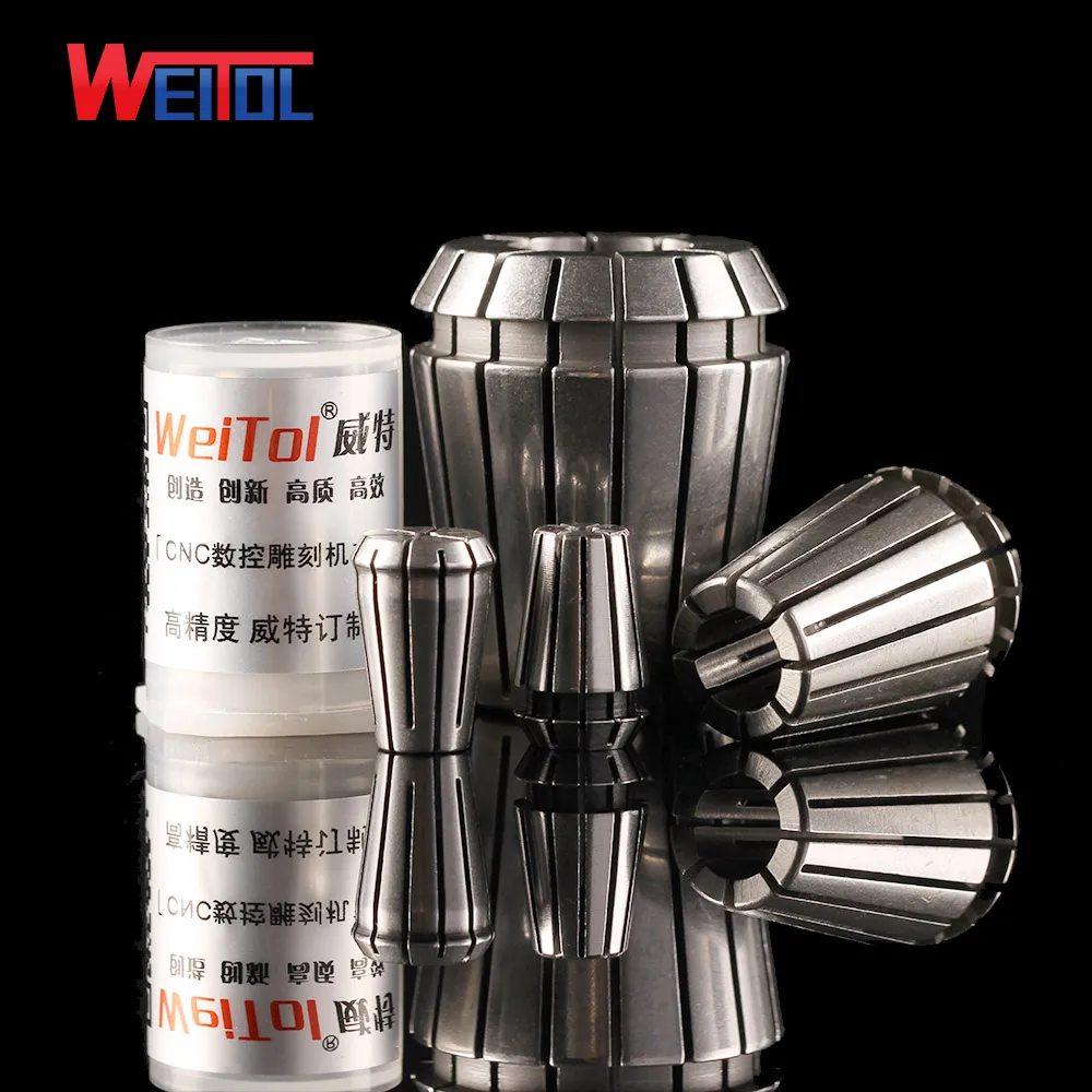 Пружинная Цанговая патрон Weitol ER серии ER16 детали для гравировальных бит