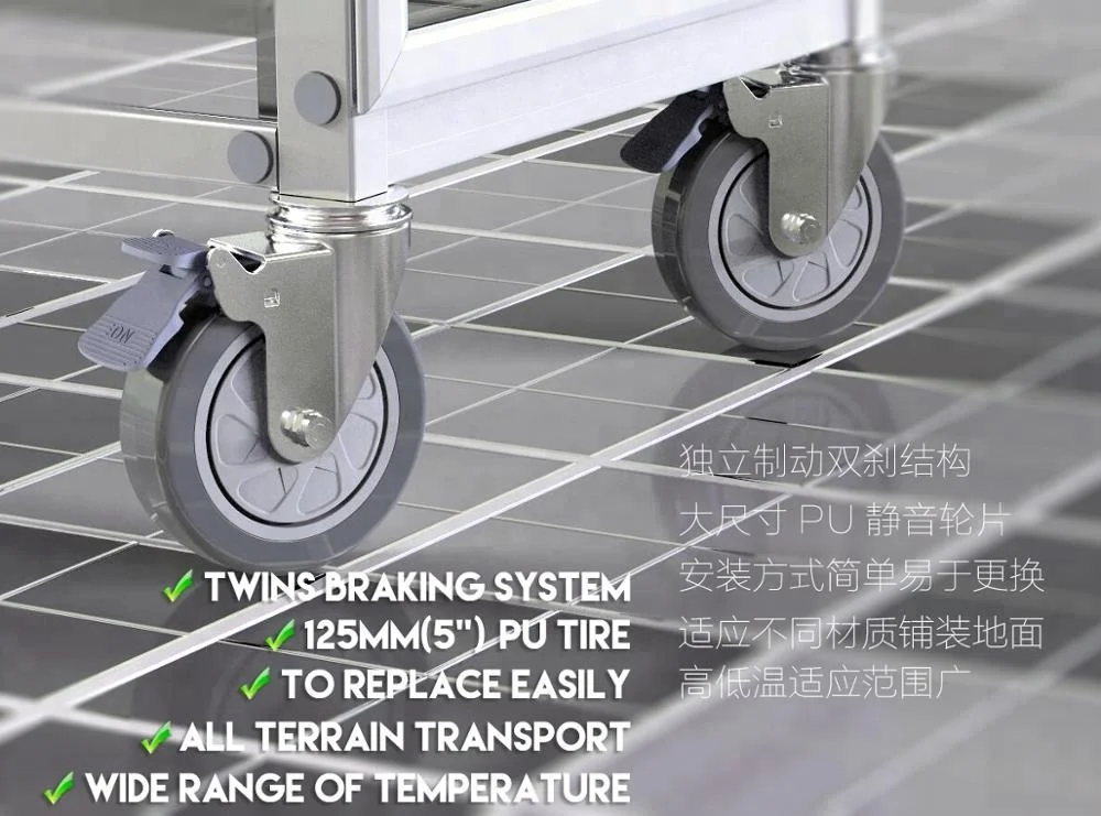  Baking Pans Rack for Commercial Bakery Shop with