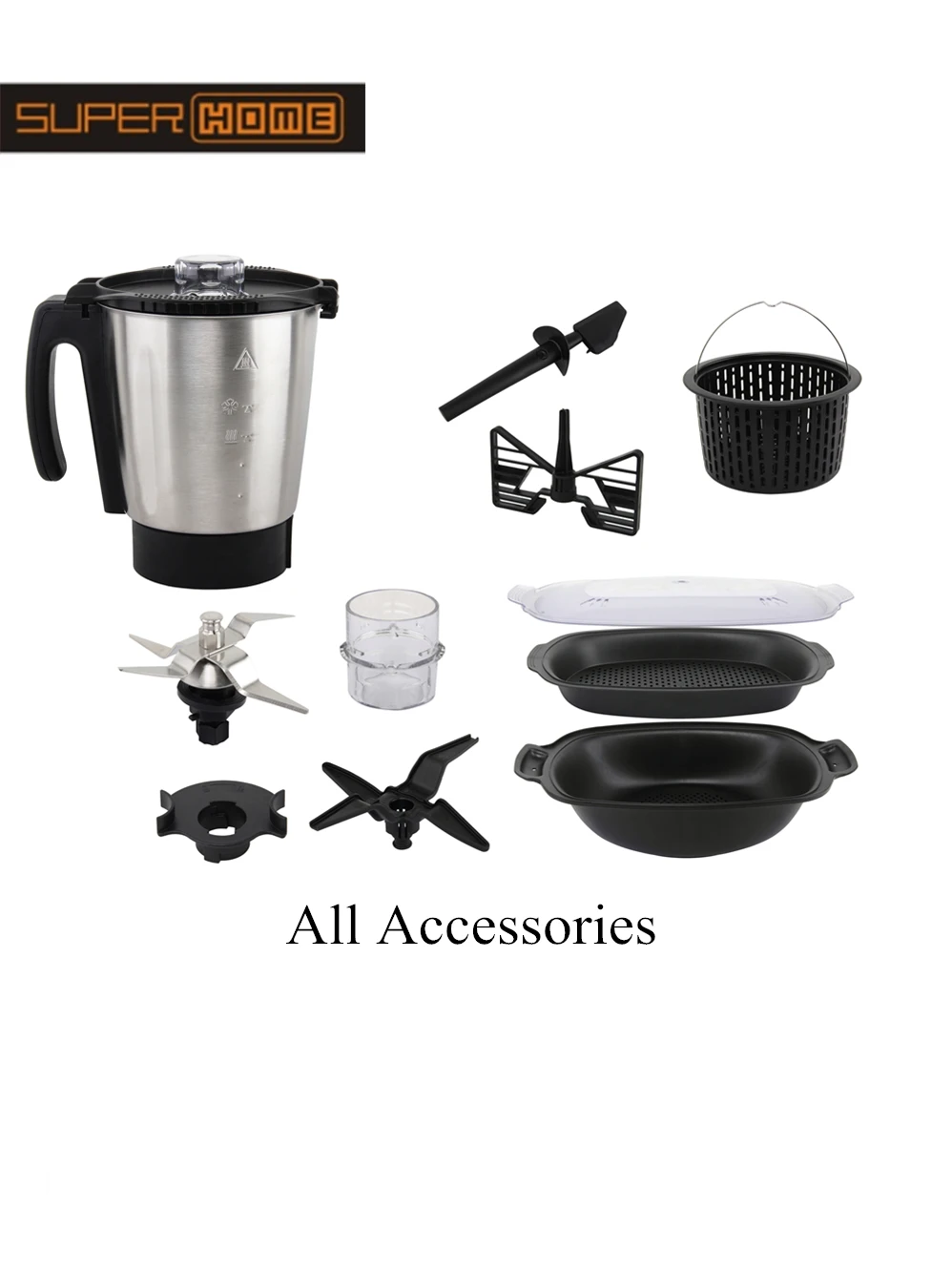
hot sale home appliance touch screen thermomixer with WIFI connection 