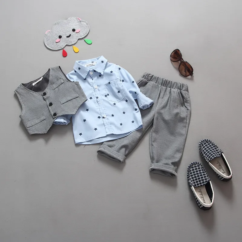 
formal party little boy suits 2017 spring autumn fashion hot baby clothes 