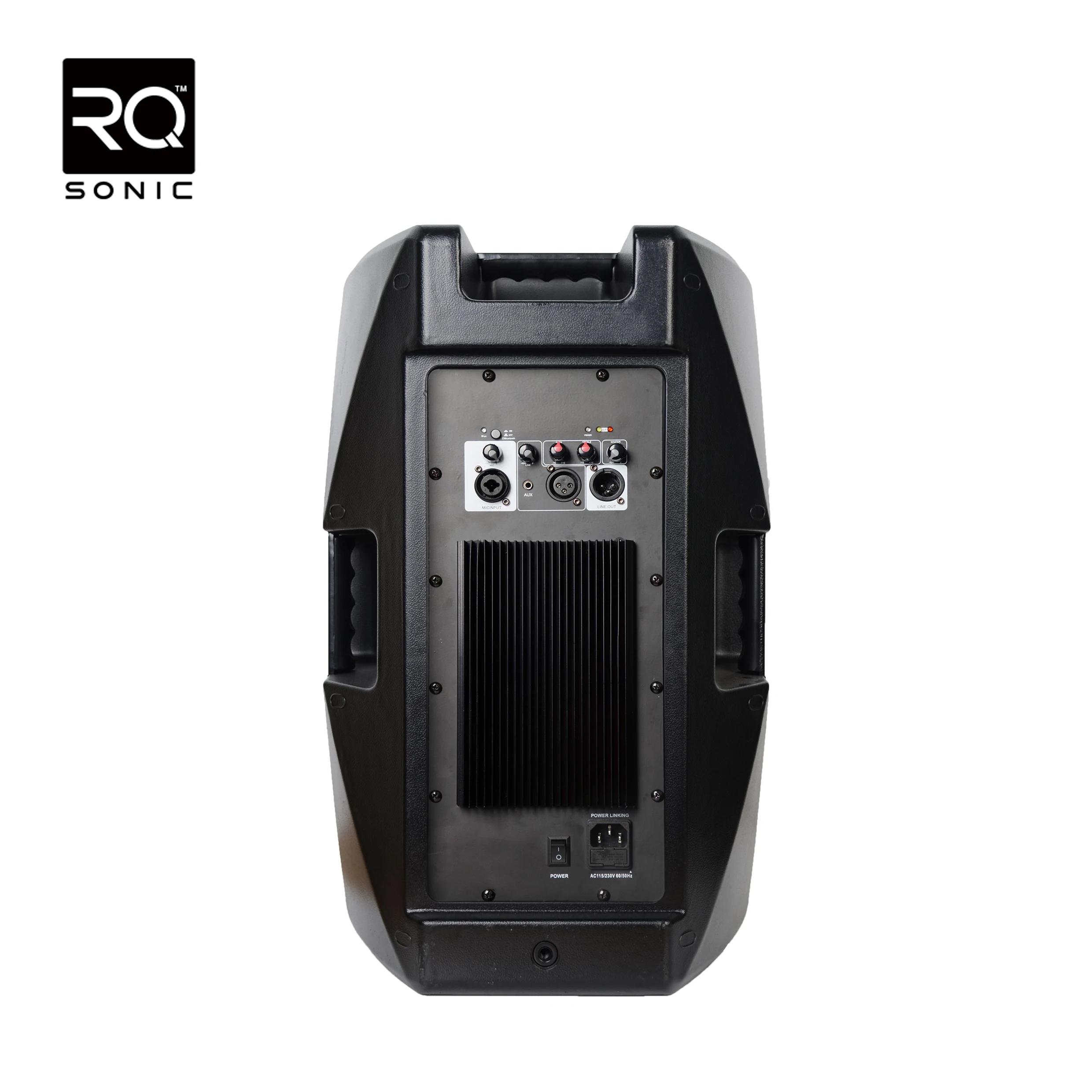 RQSONIC CAO10AP Professional Audio 10' Inch 150W Active Class AB Plastic DJ Speaker Sound System