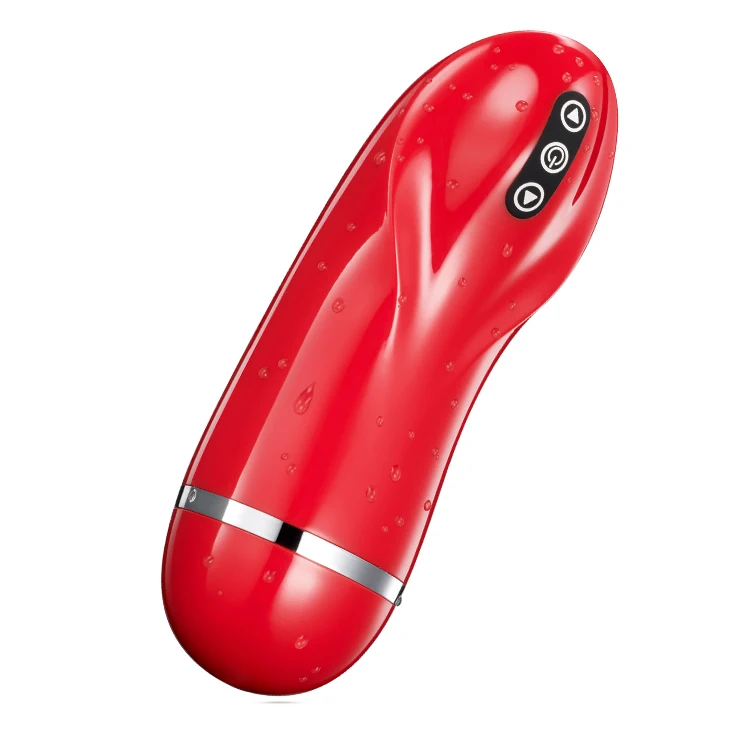 
USB Rechargeable handheld realistic vibrating vagina sex toys for men masturbating 