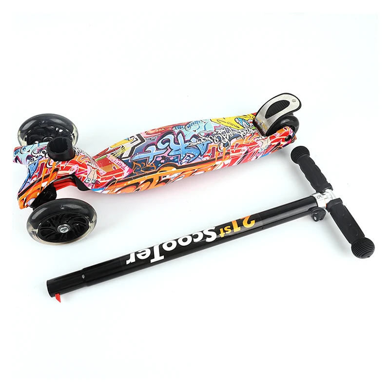 easy assemble three wheel pedal scooter for sale