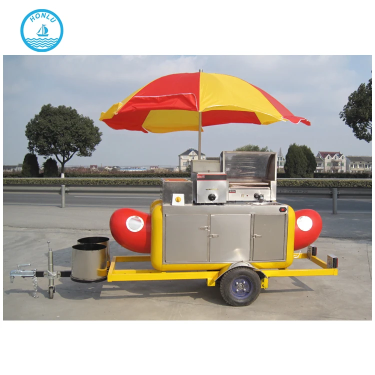 Most Durable Hot Dog Trailers Mobile Food Carts For Sale With Ce Approved Bbq Popsicle Food Cart