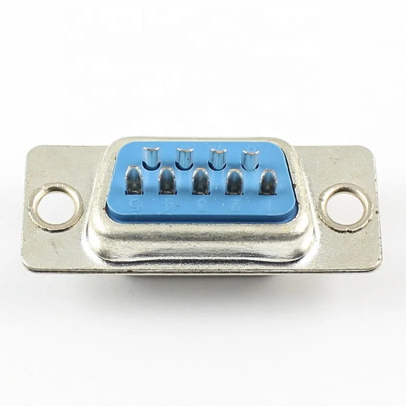 
D-SUB DB9 9 Pin Female RS232 Serial PCB Solder Connector for PC Use 
