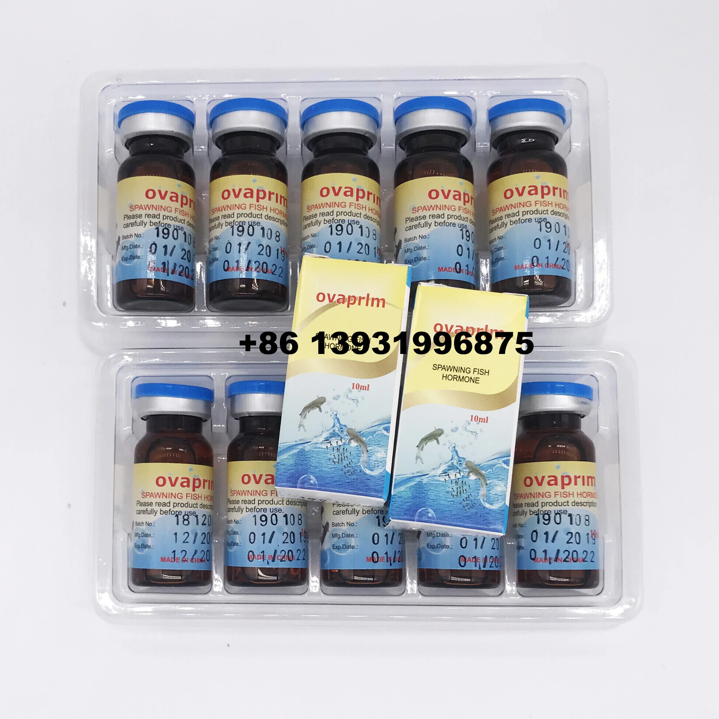 
Salmon gonadotropin releasing hormone Ovaprim ovulin for Basa Fish farming 