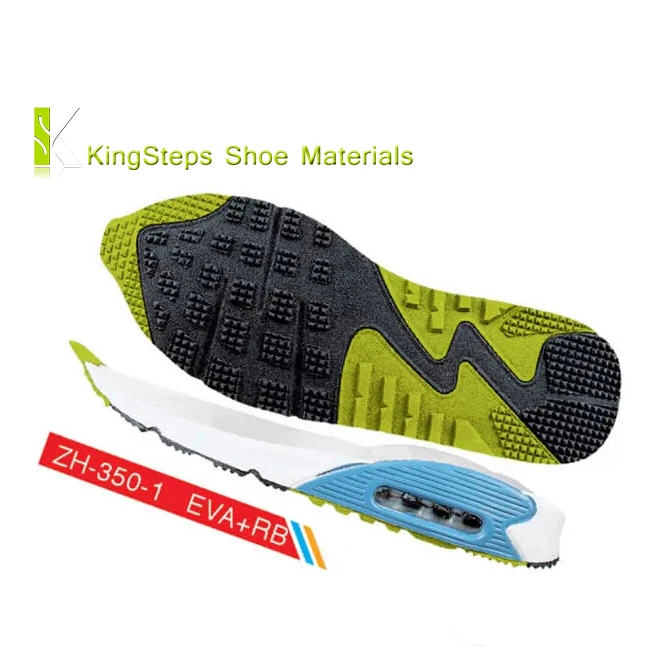New Air cushion shoes sole EVA+Rubber running shoes outsoles sports soles