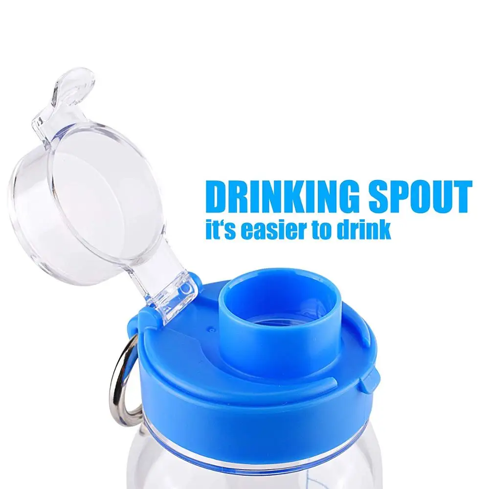 
BPA free tritan water shaker bottle with storage for energy powder protein nutrition shaker bottle for gym come with compartment 