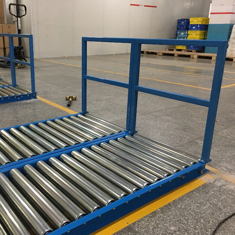 Warehouse Storage Racking Customized Gravity Roller Walk-through Pallet Racking