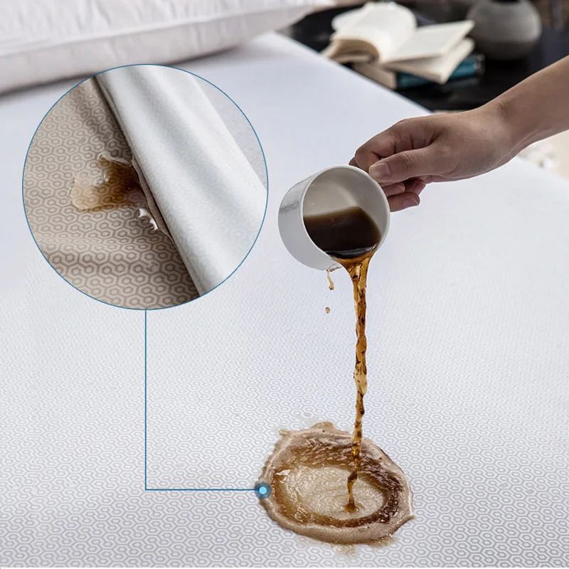 Hot selling hotel  water proof hypoallergenic  bedspread bed cover tpu waterproof mattress protector