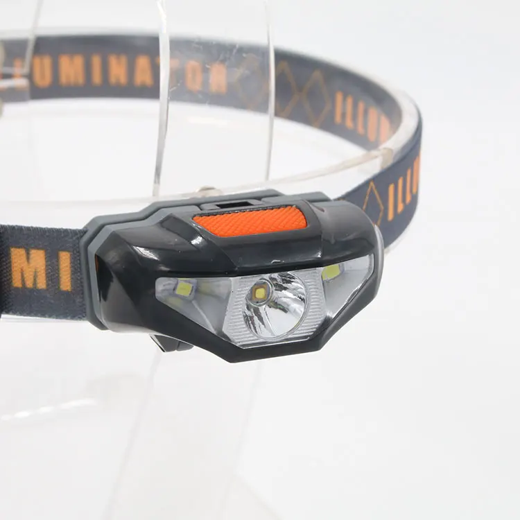 Lightweight mini portable led headlamp and headlight use 1xAA battery