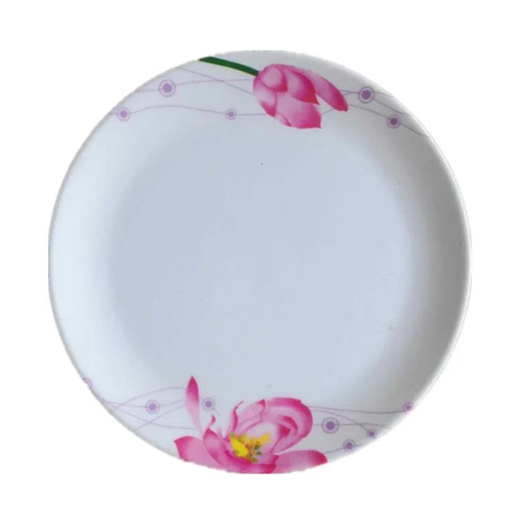 Wholesale melamine leaf shaped dinner plate bulk dinner plates deep dinner plates