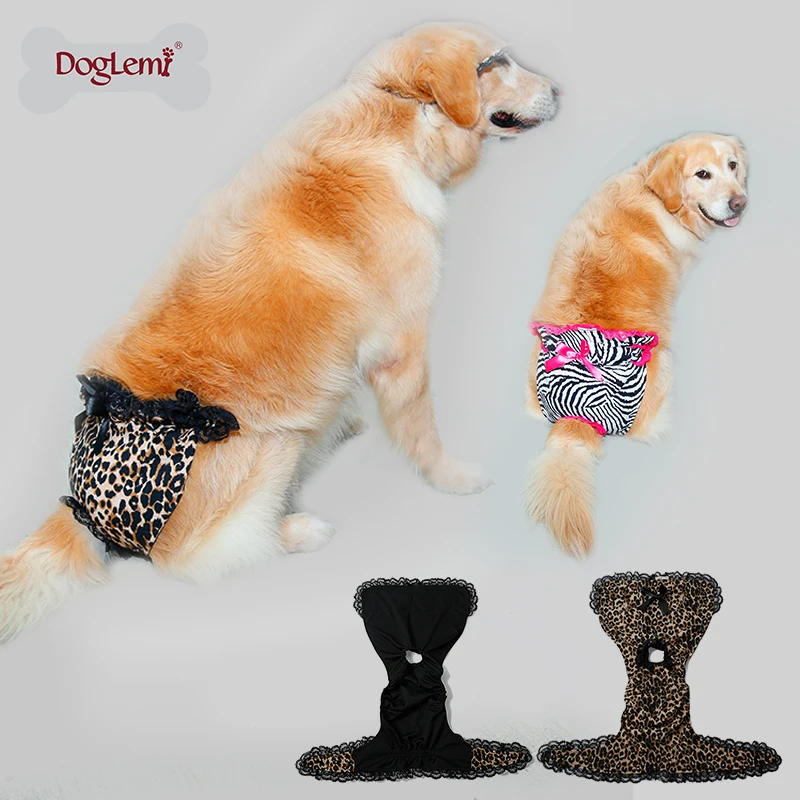 Doglemi Wholesale Large Dog Diapers Washable Dog Cloth Sexy Female Dog Pants