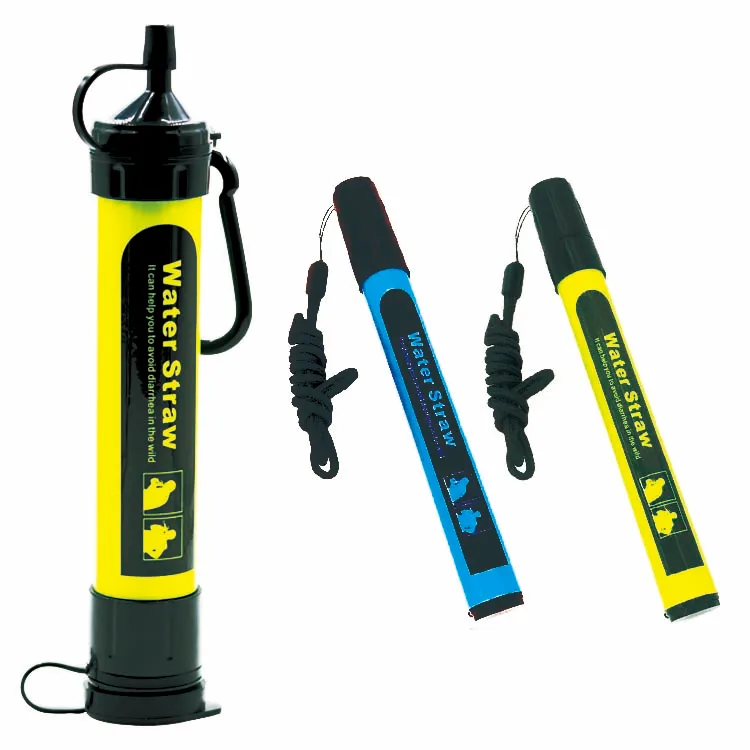 Personal Straw Water Filter Cleaning Outdoor Safe Drinking Portable Water purifier Straw