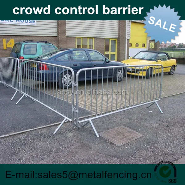 
Hot sell Heavy duty galvanised traffic road safety pedestrian crowd control barriers 