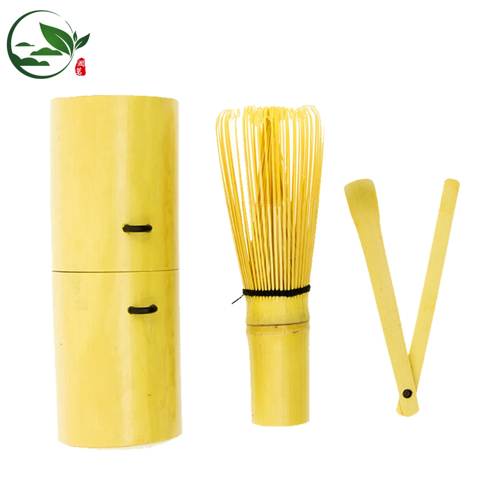 Customized logo Mini Japanese Bamboo Whisk Travel Bamboo Matcha Coffee Whisk Brush Accessories Tea Set/Chasen SetMatcha Kit