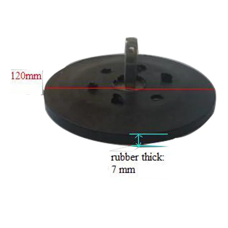 4.8inch rubber vacuum rubber pad suction pad cup