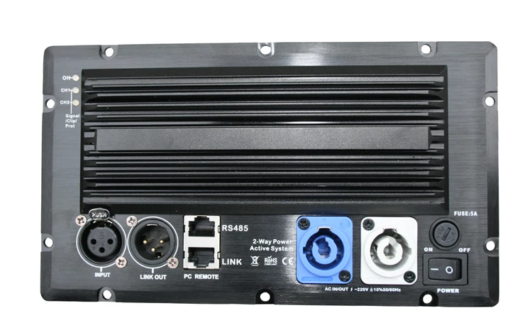 2 channel amplifier module /plate amplifier with dsp