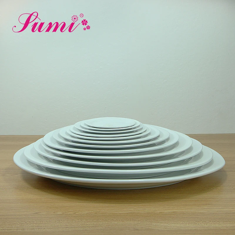 Wholesale top quality dinner food fish dish plate restaurant ceramic oval charger plate